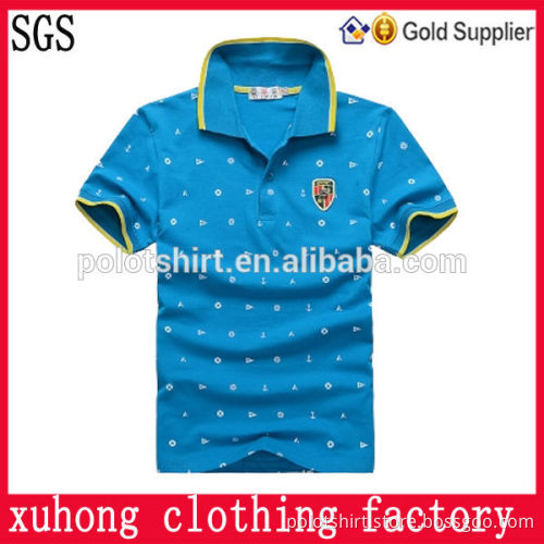 last design 100% cotton children polo shirt